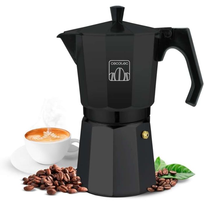 Cecotec 01669 Cafetera Italiana Cumbia Mokclassic 1200 Black