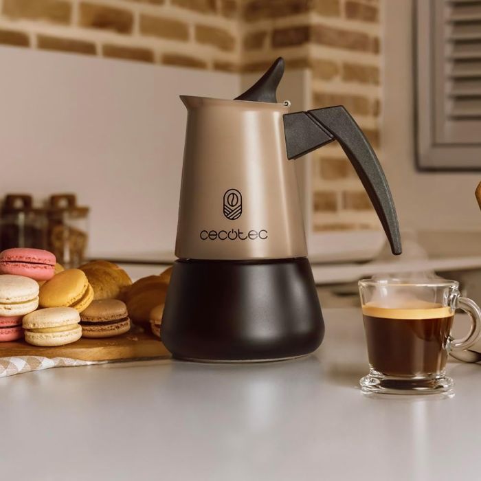 Cecotec 00101 Italian coffee maker Piccolina 600 Beige