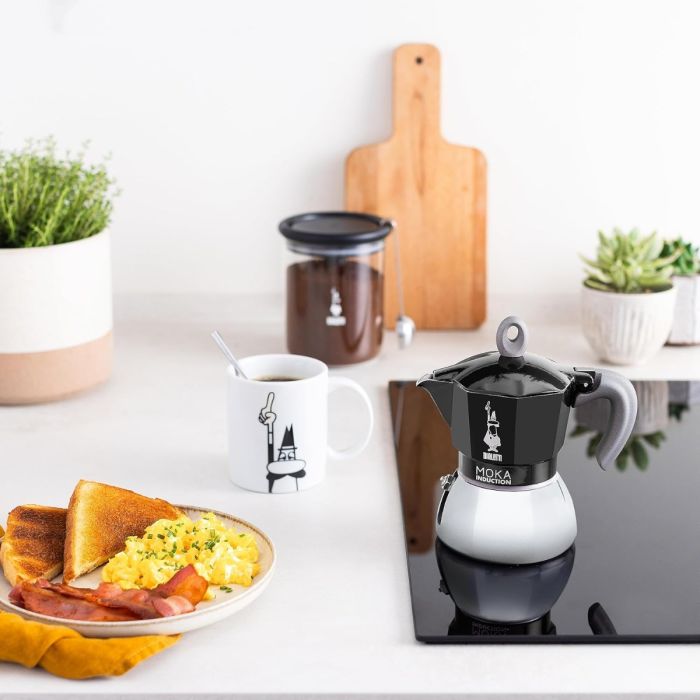 Bialetti Moka Induction Black 4 cups