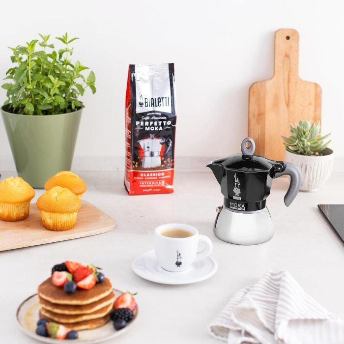 Bialetti Moka Induction Black 4 cups