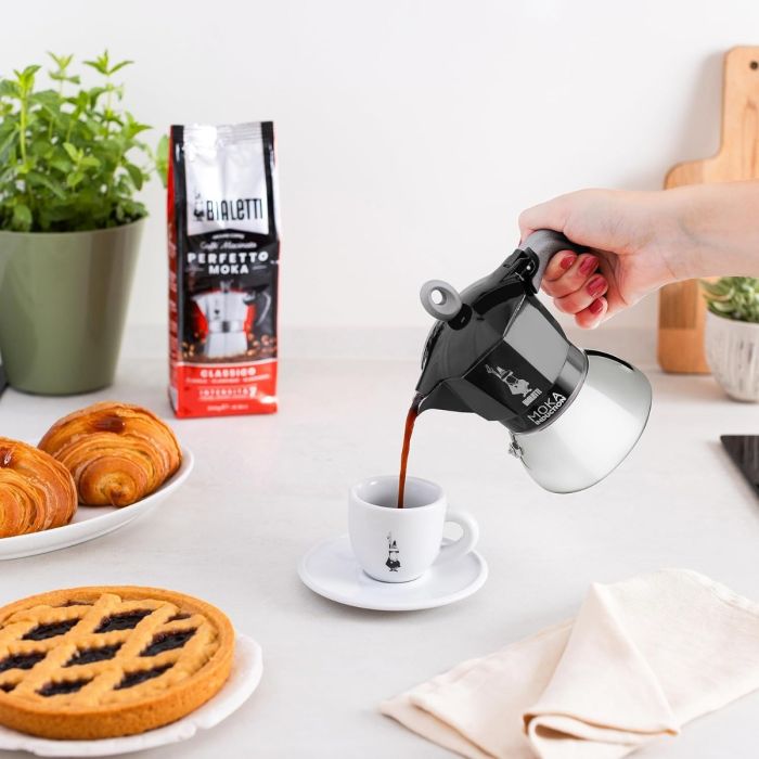 Bialetti Moka Induction Black 4 cups