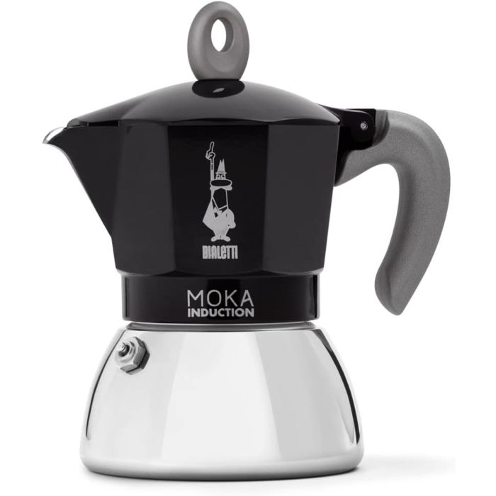 Bialetti Moka Induction Black 4 cups