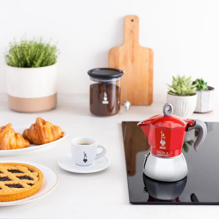Bialetti Moka Induction Red 4 cups
