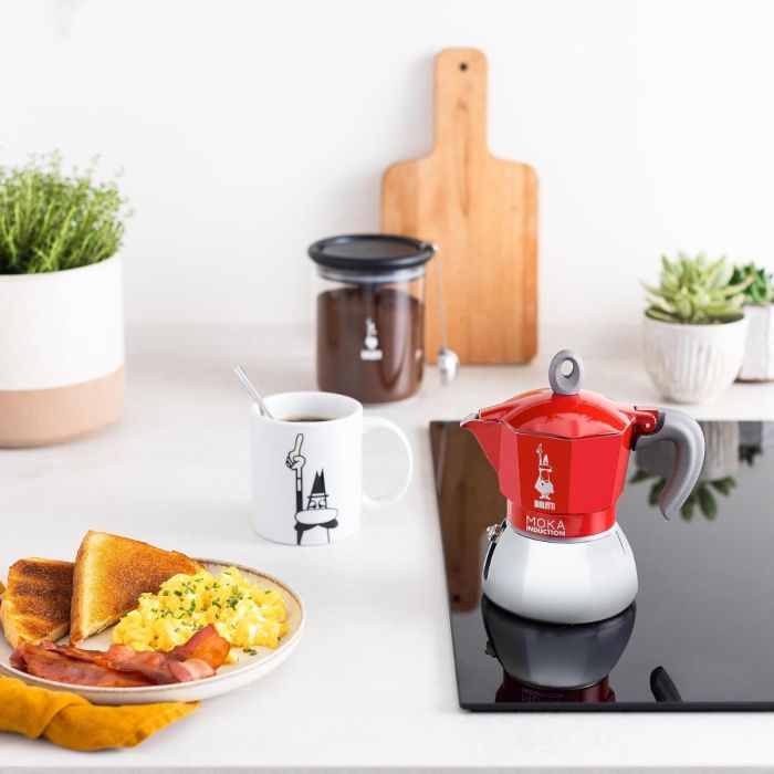 Bialetti Moka Induction Red 4 cups