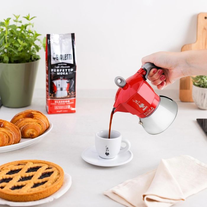 Bialetti Moka Induction Red 4 cups