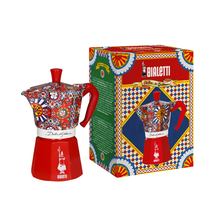 Bialetti Moka Express D&G Red and Blue 6 cups