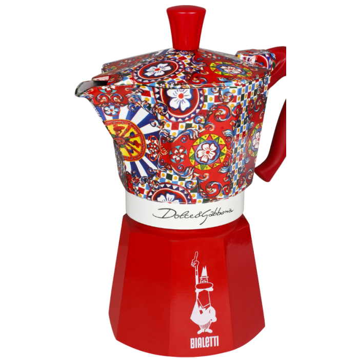 Bialetti Moka Express D&G Red and Blue 6 cups