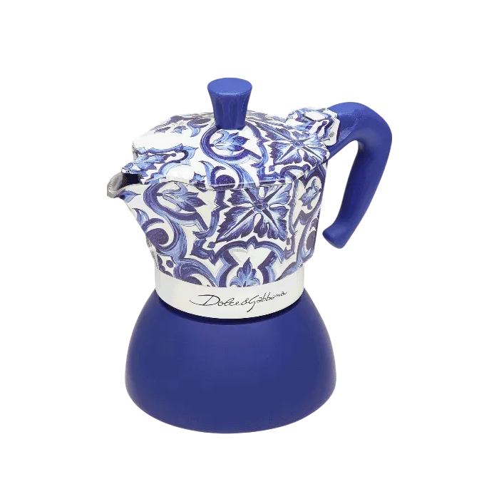 Bialetti Moka induction D&G Blue Med. 4 cups