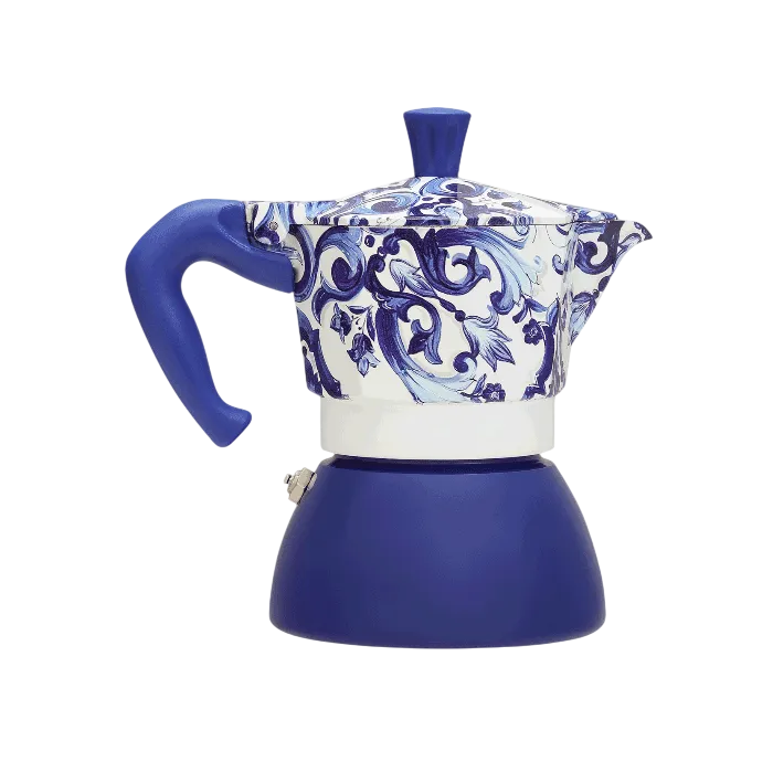 Bialetti Moka induction D&G Blue Med. 4 cups