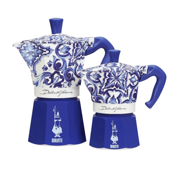 Bialetti Moka induction D&G Blue Med. 6 cups