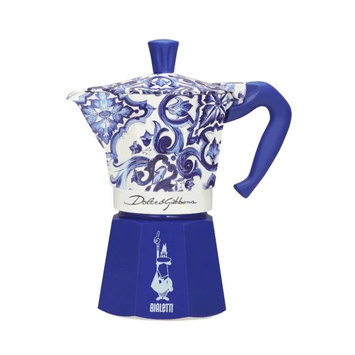 Bialetti Moka induction D&G Blue Med. 6 cups