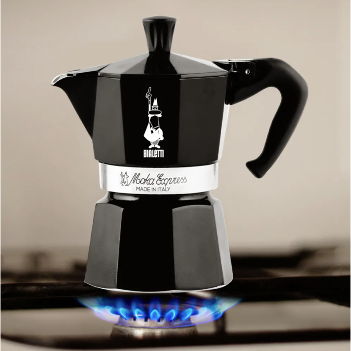Bialetti Moka Express Black 6 cups