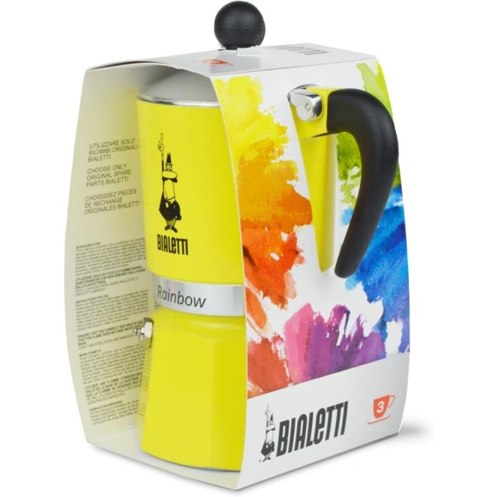 Bialetti Rainbow Yellow 3 cups