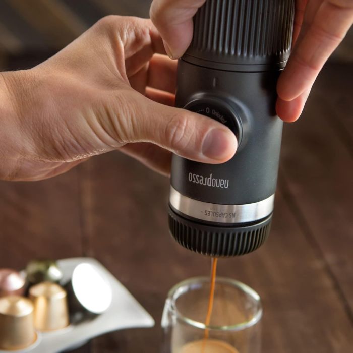 Wacaco Nanopresso portable coffee machine+NS adapter