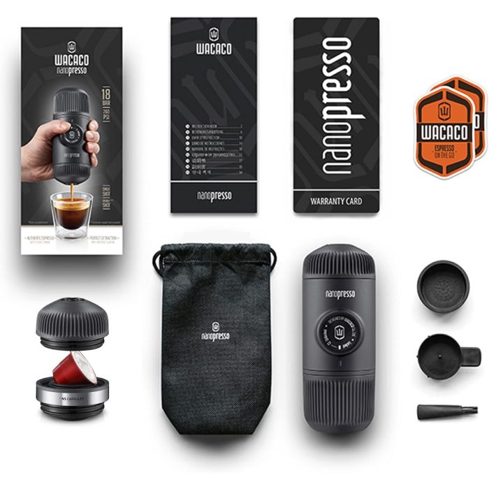 Wacaco Nanopresso portable coffee machine+NS adapter