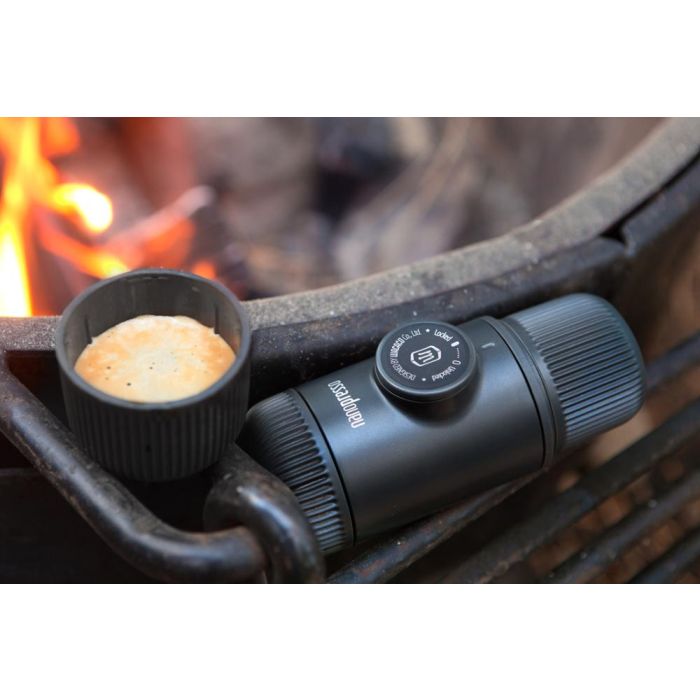 Wacaco Nanopresso Dark Grey portable coffee machine+Case