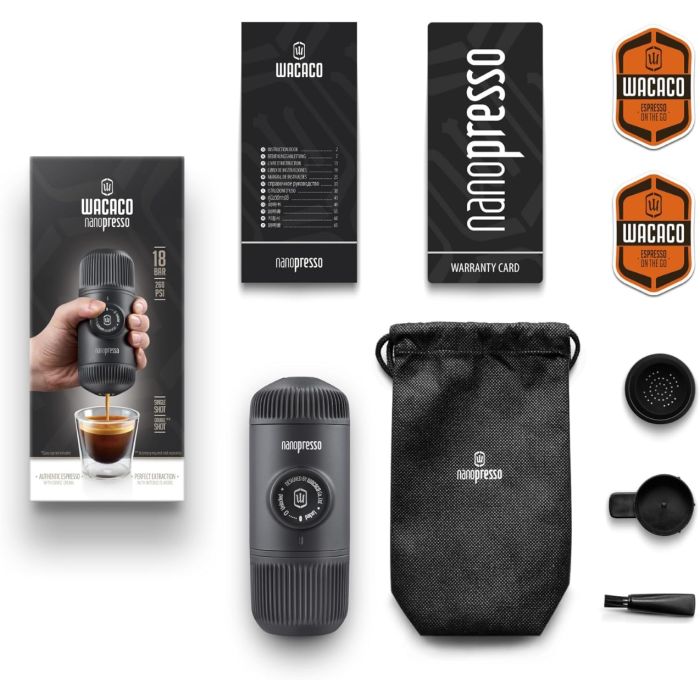 Wacaco Nanopresso Black portable coffee machine