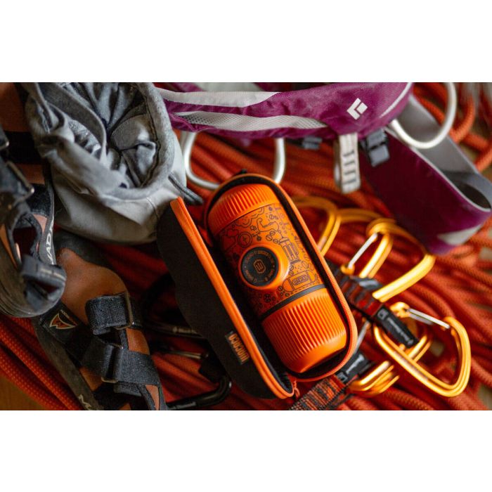 Wacaco Nanopresso Orange portable coffee machine+carrying bag