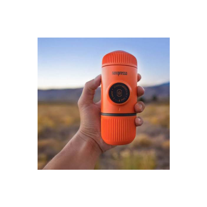 Wacaco Nanopresso Orange portable coffee machine+carrying bag