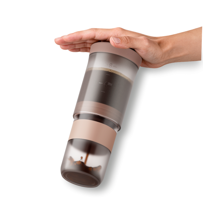 Wacaco Prestina Pink portable coffee maker