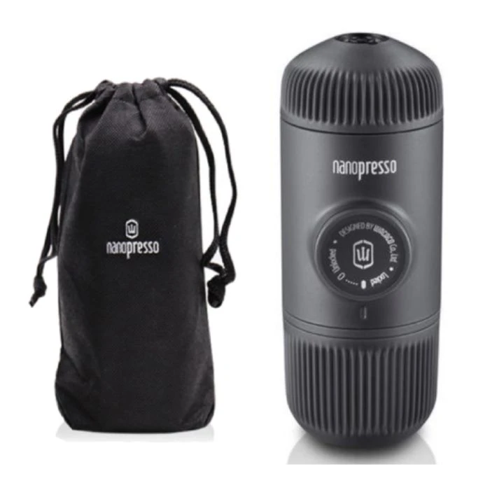 Wacaco Nanopresso Gray portable coffee machine+carrying bag
