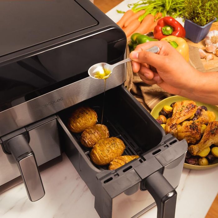 Cecotec 03489 Digital air fryer Advance 9000 Inox, 9L, 2800W