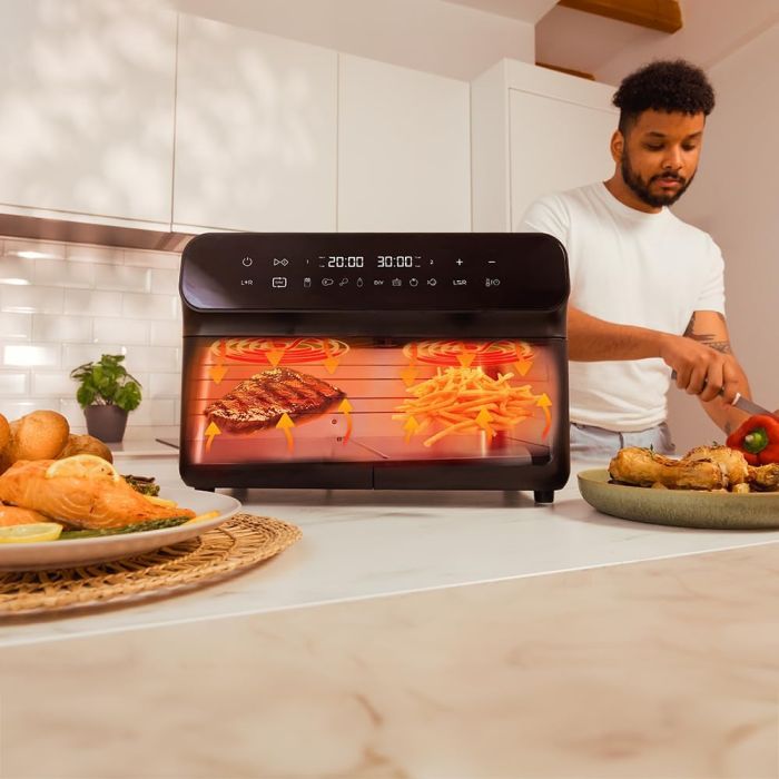 Cecotec 03489 Digital air fryer Advance 9000 Inox, 9L, 2800W