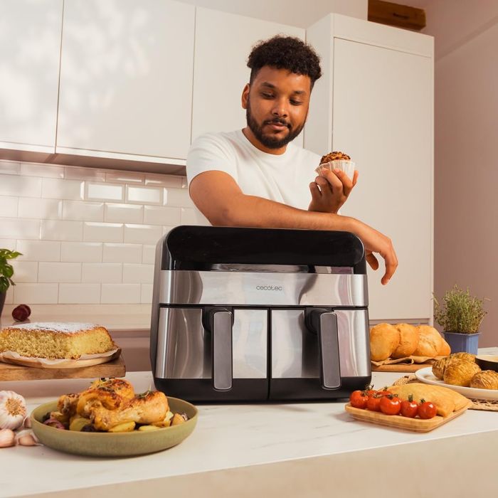 Cecotec 03489 Digital air fryer Advance 9000 Inox, 9L, 2800W
