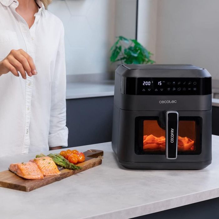 Cecotec 04340 Oil-Free Air Fryer Cecofry Experience 6000, 6L, 1300W