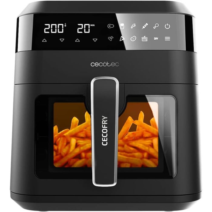 Cecotec 04340 Oil-Free Air Fryer Cecofry Experience 6000, 6L, 1300W