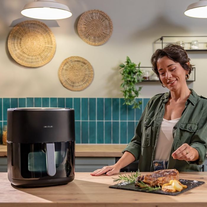 Cecotec A01_EU01_100500 Air Fryer Duoheat 6.5L, 2200W