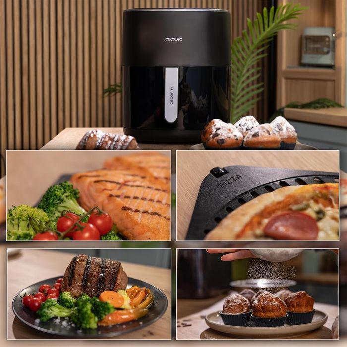 Cecotec A01_EU01_100500 Air Fryer Duoheat 6.5L, 2200W