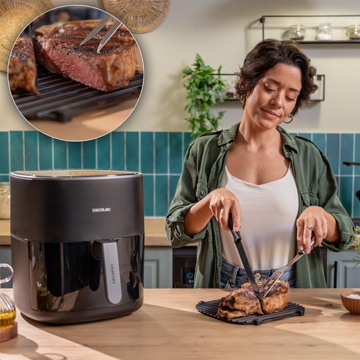 Cecotec A01_EU01_100500 Air Fryer Duoheat 6.5L, 2200W