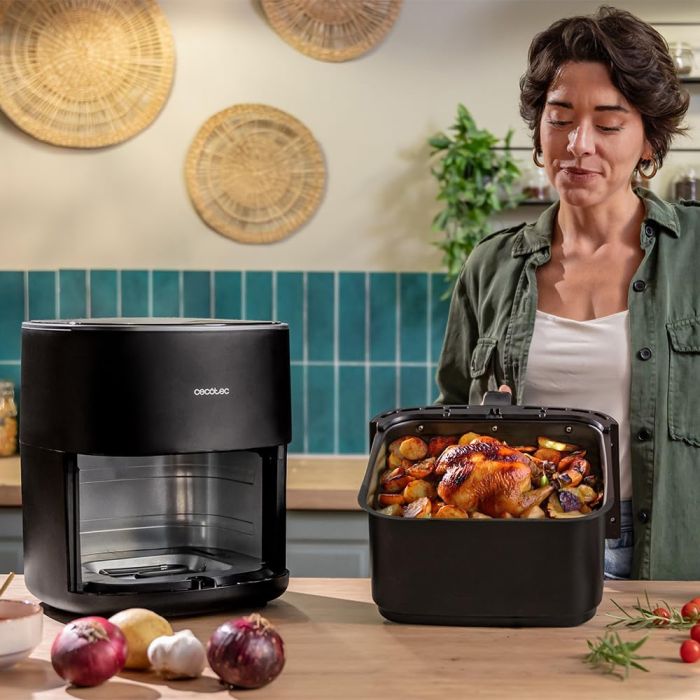 Cecotec A01_EU01_100500 Air Fryer Duoheat 6.5L, 2200W