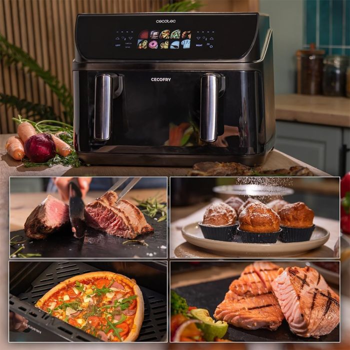 Cecotec A01_EU01_100842 Oil-Free Air Fryer Cecofry&Grill, 10L, 2800W
