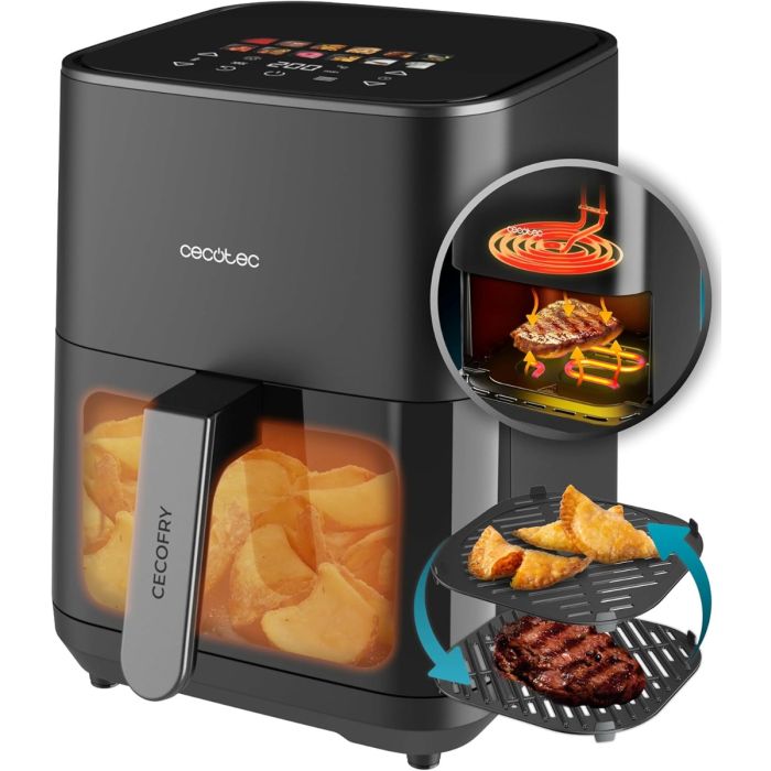 Cecotec A01_EU01_100499 Air fryer Cecofry&Grill Duoheat 4000, 4l - outlet