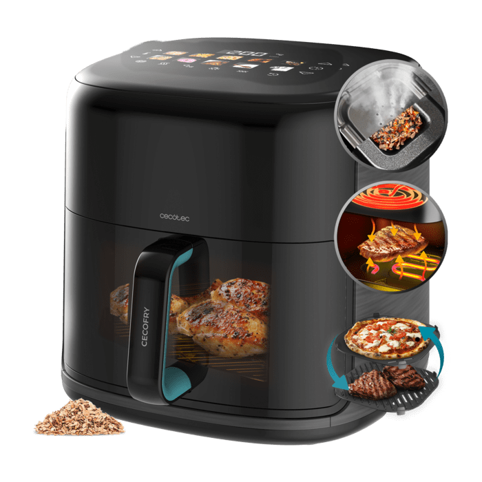 Cecotec A01_EU01_101137 Cecofry&Grill Smokin'Prime 8500, 8.5l