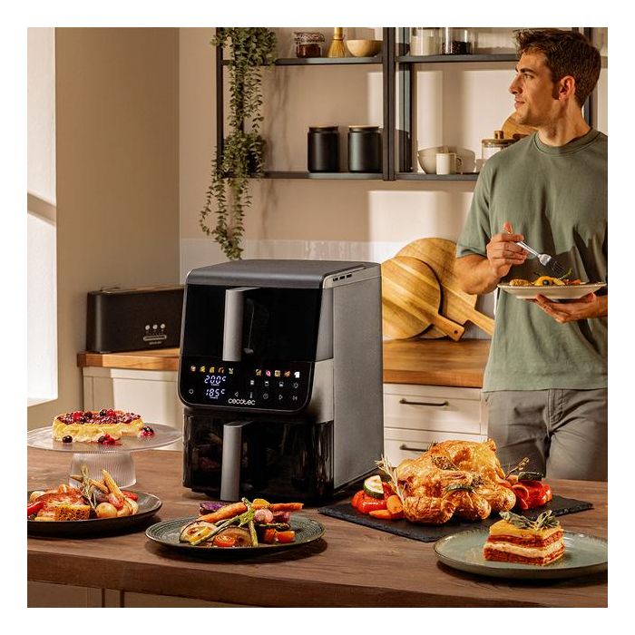Cecotec A01_EU01_109328 Cecofry DuoLevel 10000 DuoSize Window, 10l