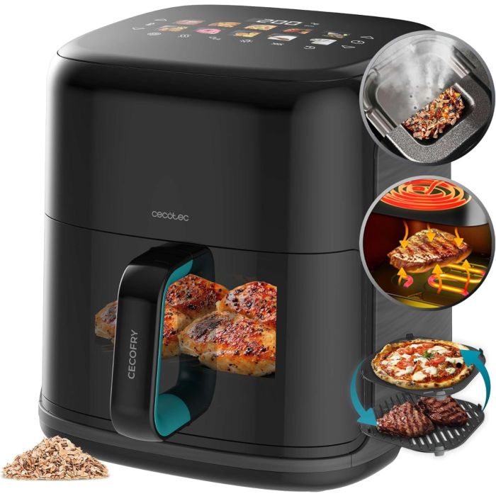 Cecotec A90_EU01_102086 Cecofry&Grill Smokin'Prime 6500, 6.5l