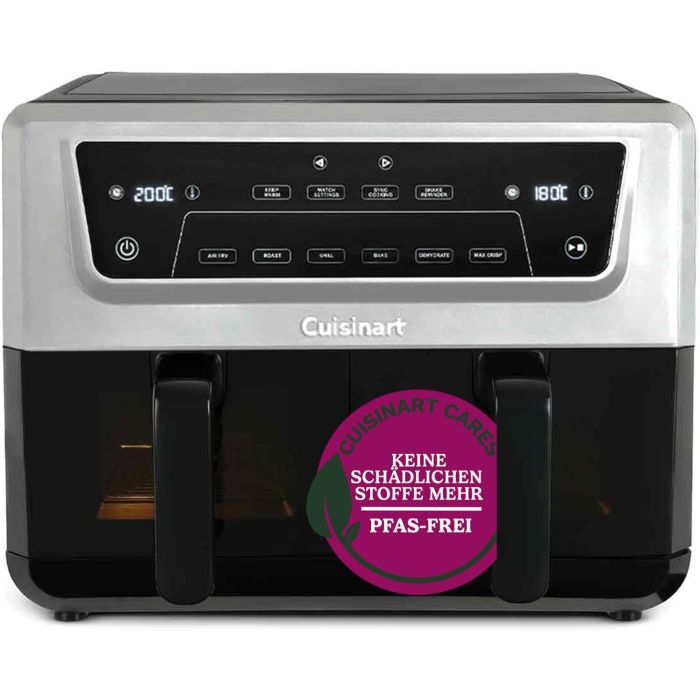 Cuisinart AFD10XSSE Air Fryer dual basket SS 10.4L
