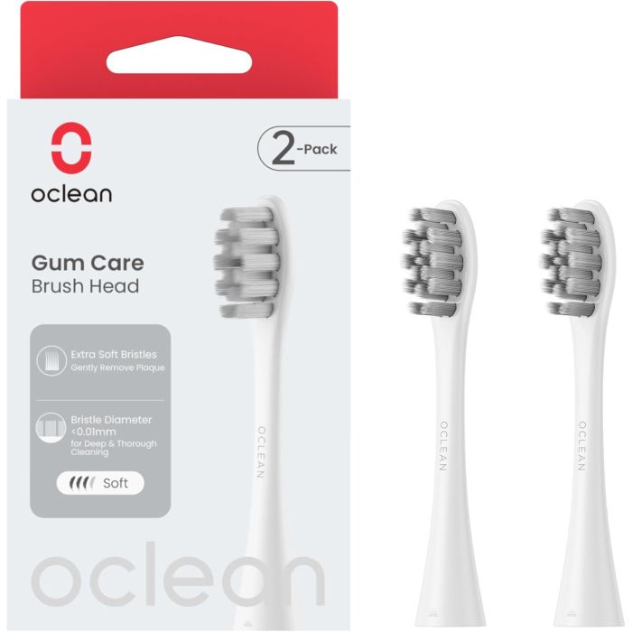 Oclean Gum Car e P1S12  P1S121WH replacement x2 (white)
