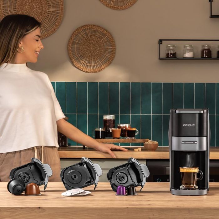 Cecotec A01_EU01_123782 Freestyle Compact Dark 4in1 capsule machine
