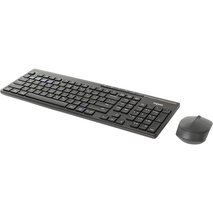 Hama Rapoo "8100M" Wireless Multi-Mode Deskset, Black (192935)