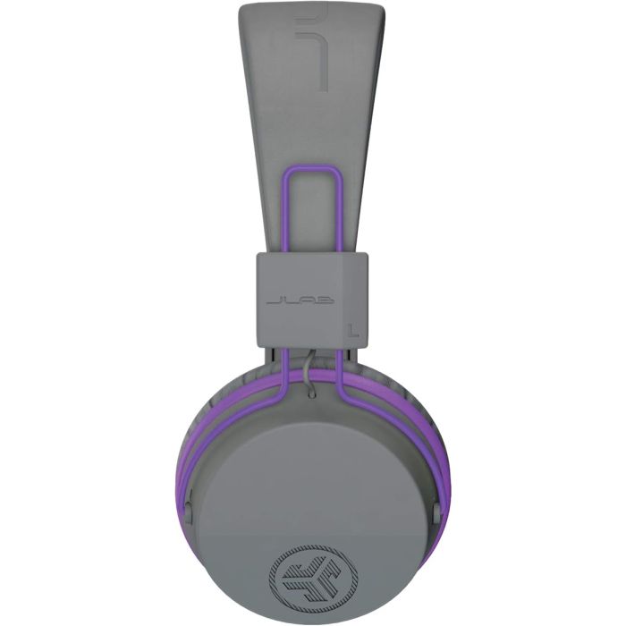JLab JBuddies Studio Kids Wireless, Grey/Purple (IEUHBSTUDIORGRYPRPL4)