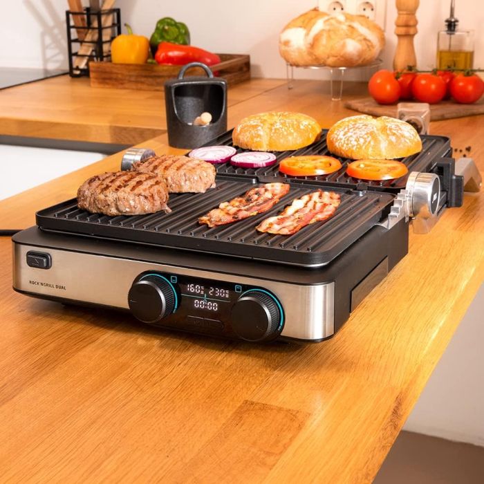 Cecotec 03099 Rock'nGrill Dual Electric Grill. 2000W