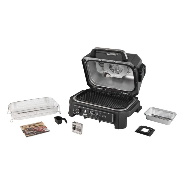 Ninja OG850EU Electric BBQ Grill & Smoker Pro XL 11in1, 6L