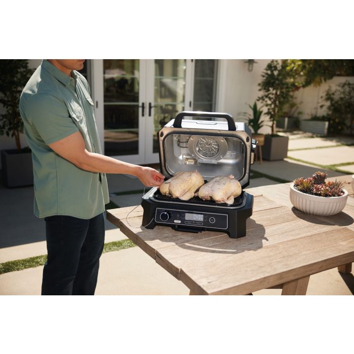 Ninja OG850EU Electric BBQ Grill & Smoker Pro XL 11in1, 6L