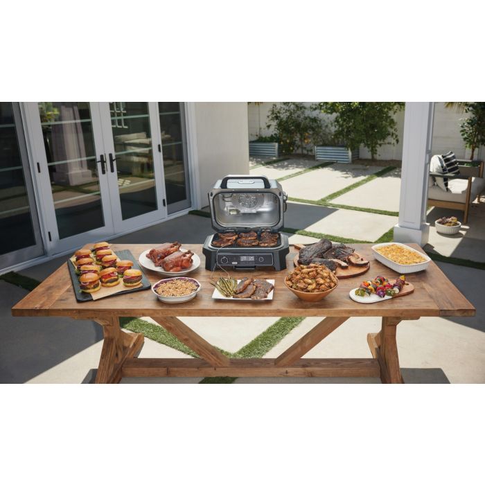 Ninja OG850EU Electric BBQ Grill & Smoker Pro XL 11in1, 6L