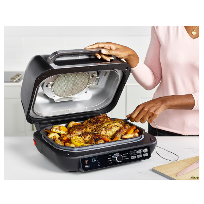 Ninja AG651 Electric Grill & Air Fryer Foodi MAX PRO 3.8L