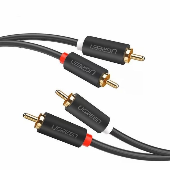 UGREEN 2RCA Male to 2RCA Male Cable 1m (Black)/30747